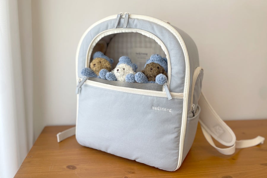 ソフトカーブ バックパック（ブルーグレー） | ba&ttang Japan