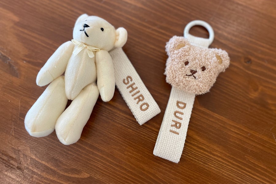 ベア刺繡ネームタグ | ba&ttang Japan