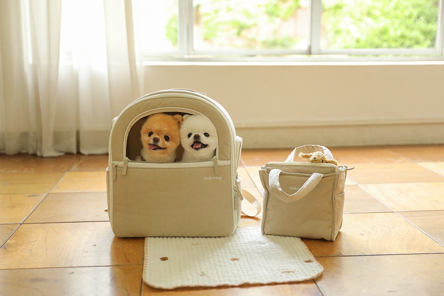 ba&ttang ラインソフト キャリーバッグ Mサイズ ペット 犬